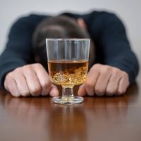 Uncontrolled consumption of alcohol - alcoholizm disease